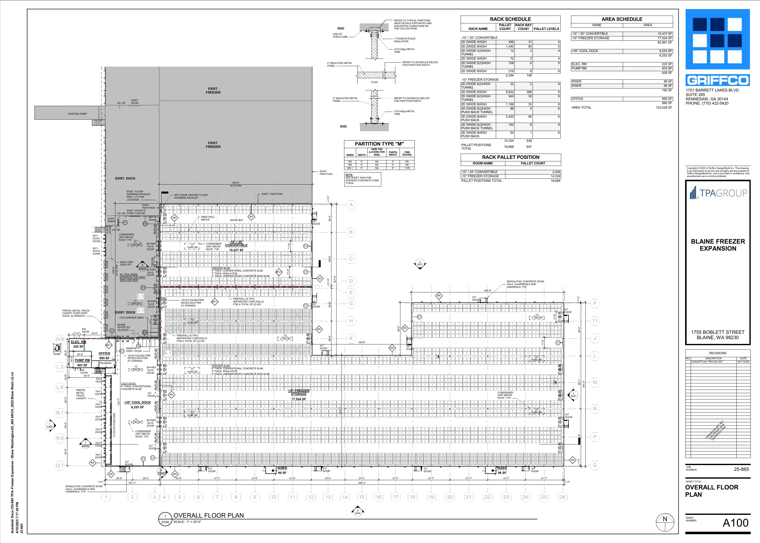 Blaine Freezer Expansion overall floor plan