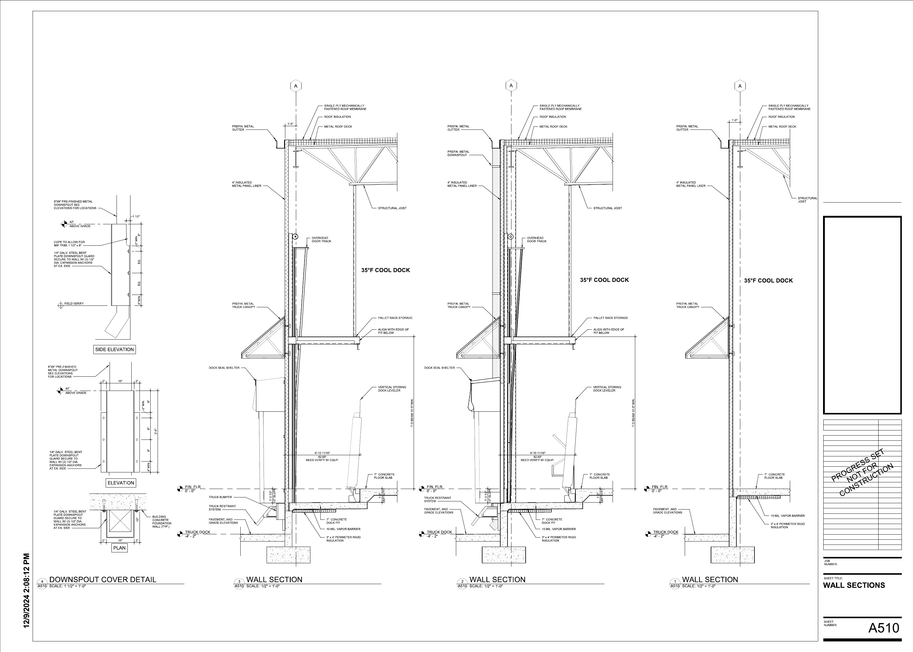 IMP wall sections at cool dock